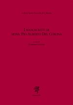 I manoscritti del mons. Pio Alberto del Corona