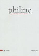 Philinq. Philosophical inquiries (2016). Vol. 1