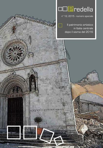 Predella (2015). Vol. 12: Il patrimonio artistico in Italia centrale dopo il sisma del 2016 - copertina