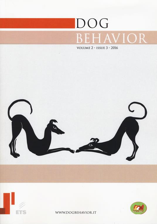Dog behavior (2016). Vol. 3 - copertina
