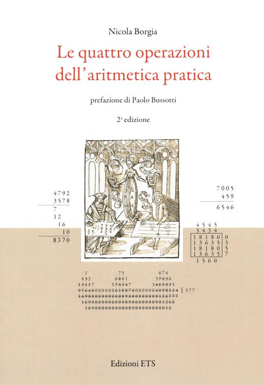 Le quattro operazioni dell'aritmetica pratica - Nicola Borgia - copertina