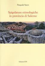 Spigolature etimologiche in provincia di Salerno