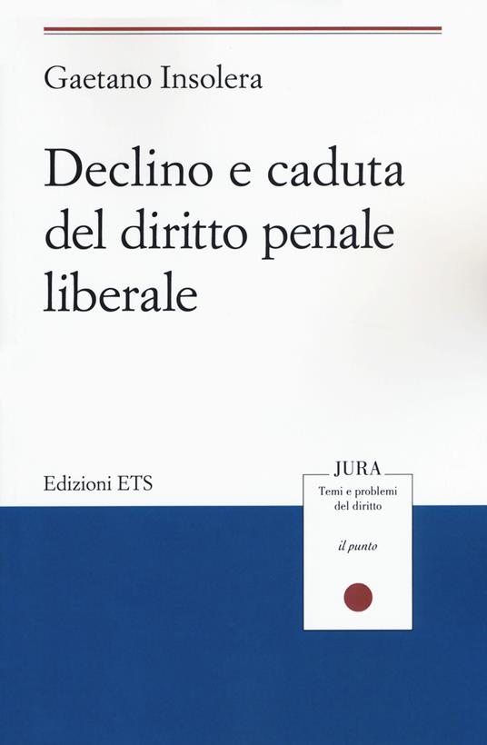 Declino e caduta del diritto penale liberale - Gaetano Insolera - copertina