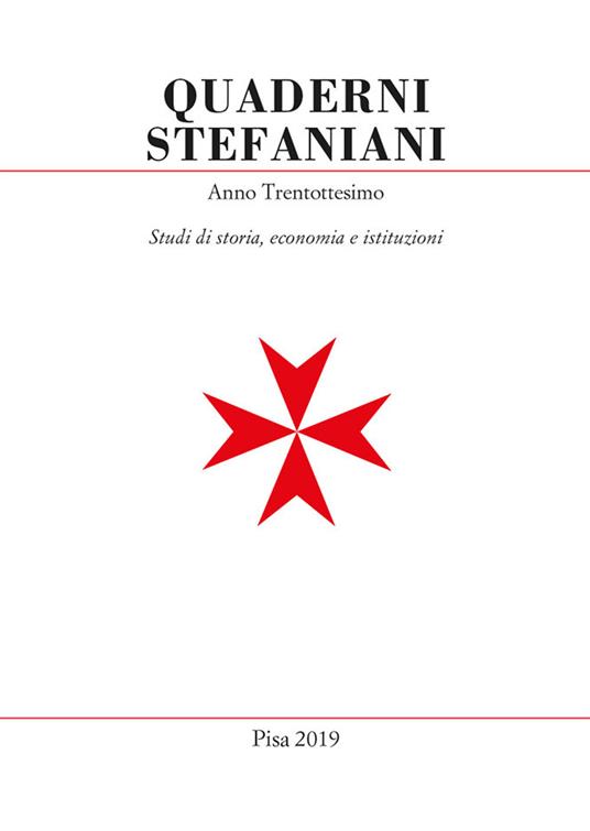 Quaderni stefaniani. Studi di storia, economia e istituzioni (2019). Vol. 38 - copertina