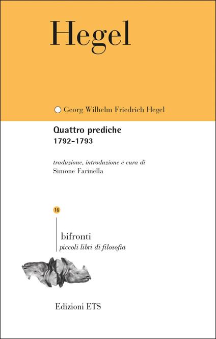 Quattro prediche 1792-1793 - copertina