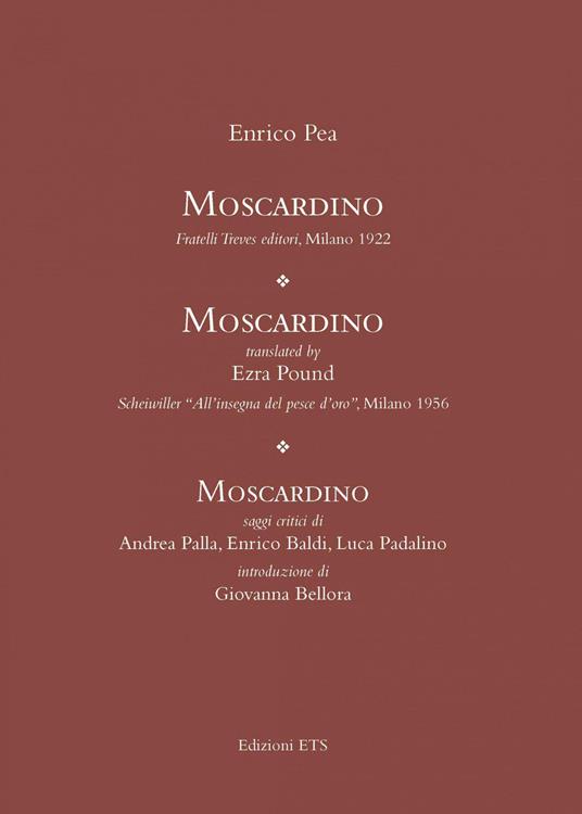 Moscardino - Enrico Pea - copertina