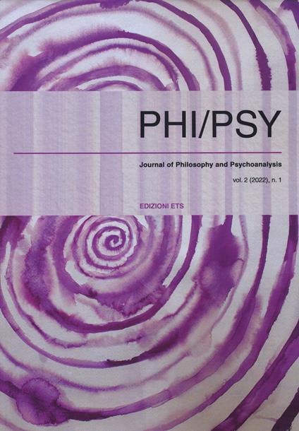 Phi-psy. Rivista di filosofia e psicanalisi (2022). Ediz. multilingue. Vol. 1 - copertina