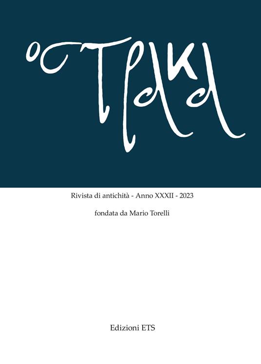 Ostraka. Rivista di antichità (2023). Vol. 32 - copertina