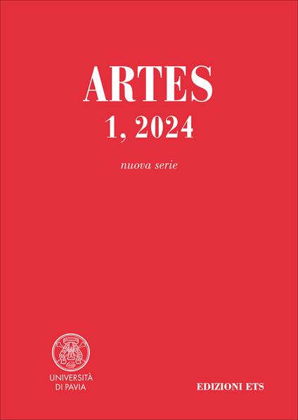 Artes. Periodico annuale di storia delle arti nuova serie (2024). Vol. 1 - copertina