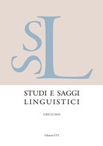 Studi e saggi linguistici (2024). Vol. 2