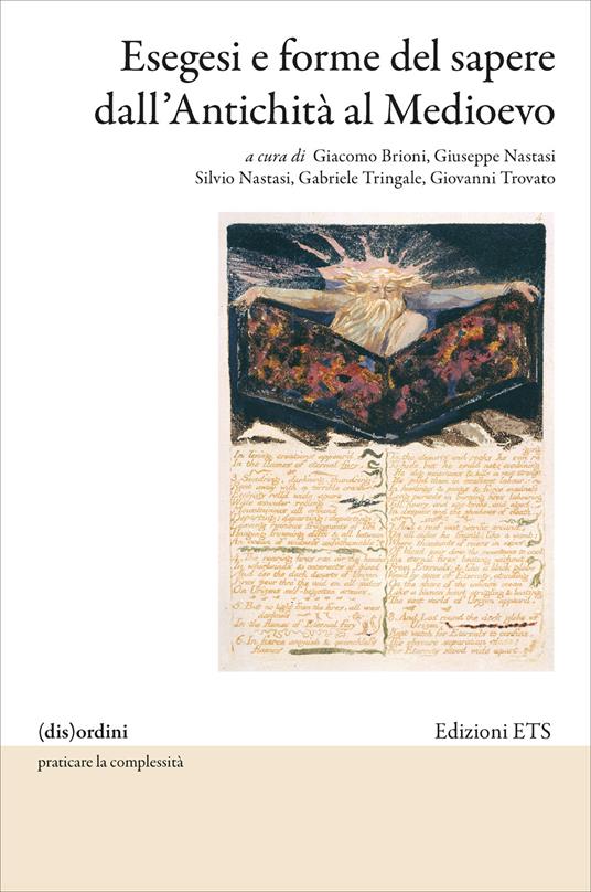 Esegesi e forme del sapere dall'Antichità al Medioevo - copertina