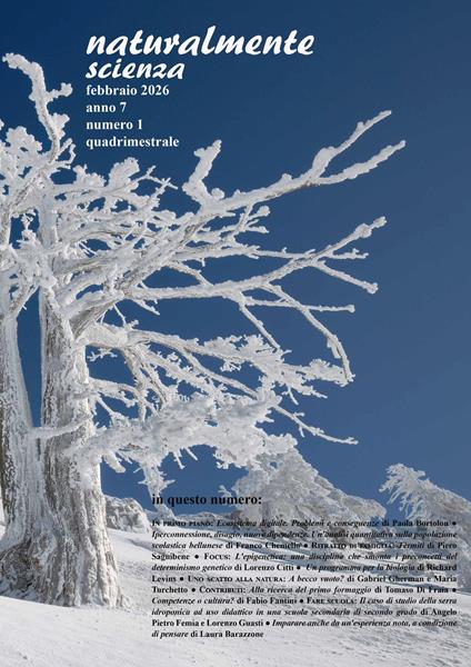Naturalmente scienza (2026). Vol. 1 - copertina
