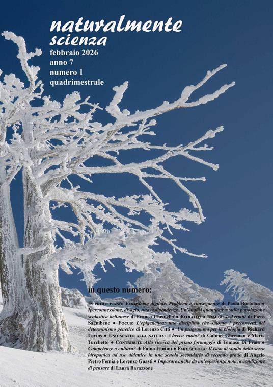 Naturalmente scienza (2026). Vol. 1 - copertina