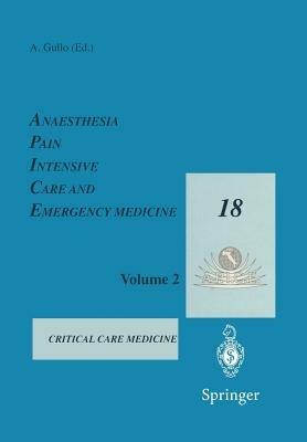 Apice. Anaesthesia, pain, intensive care and emergency medicine. Vol. 18 - copertina