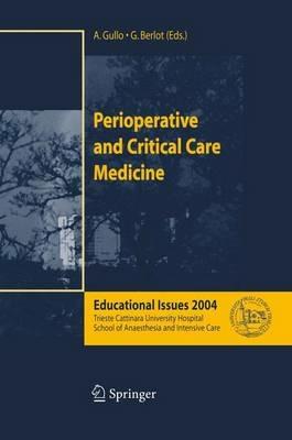 Perioperative and critical care medicine - copertina