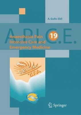 APICE. Anesthesia, pain, intensive care and emergency medicine. Vol. 19 - copertina