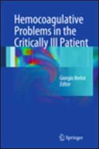 Hemocoagulative problems in the critically Ill patient - copertina