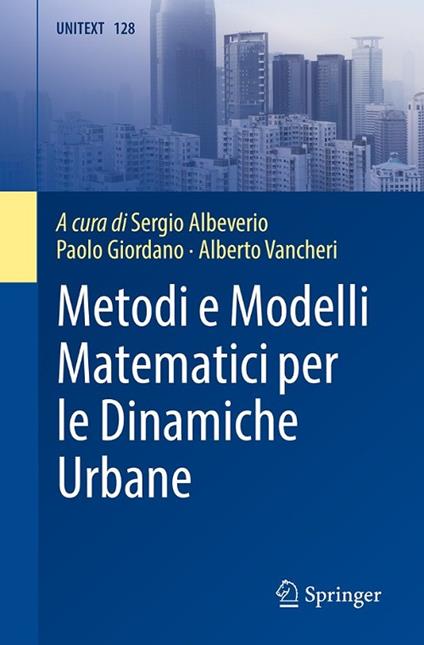 Metodi e modelli matematici per le dinamiche urbane - copertina