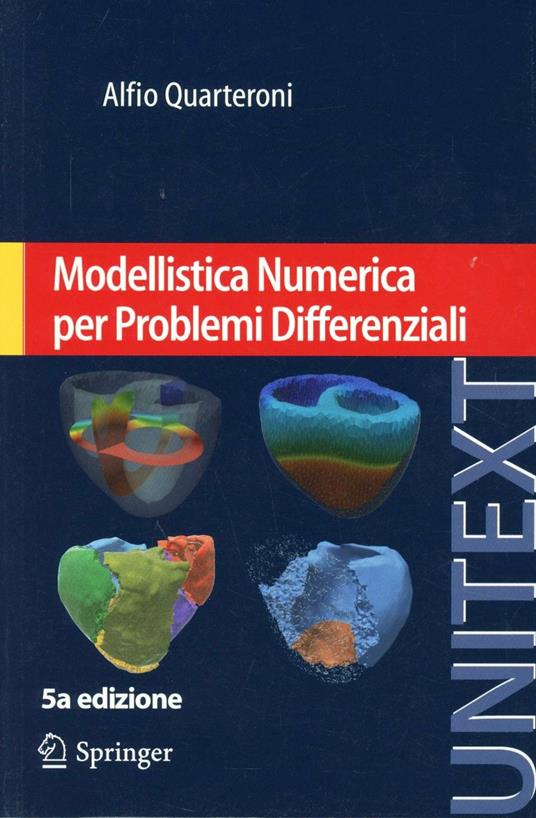 Modellistica numerica per problemi differenziali - Alfio Quarteroni - copertina