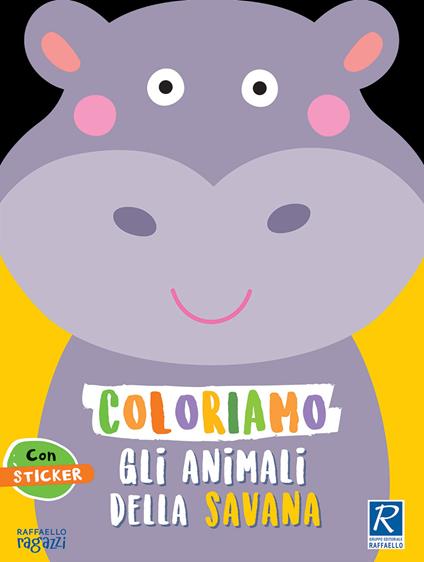 Coloriamo gli animali del mare. Con stickers - Silvia Raga - copertina