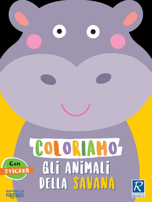 Coloriamo gli animali del mare. Con stickers - Silvia Raga - copertina