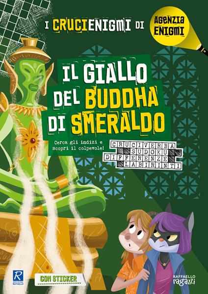 Il giallo del Buddha di smeraldo. I crucienigmi di Agenzia Enigmi - Simone Frasca - copertina