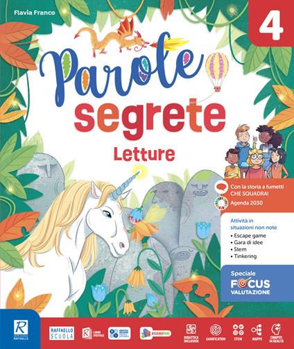  Parole segrete. Con Letture, Laboratorio di italiano, Grammatica RAF, Speciale Focus valutazione linguaggi. Per la 5ª classe della Scuola elementare. Con e-book. Con espansione online. Vol. 5