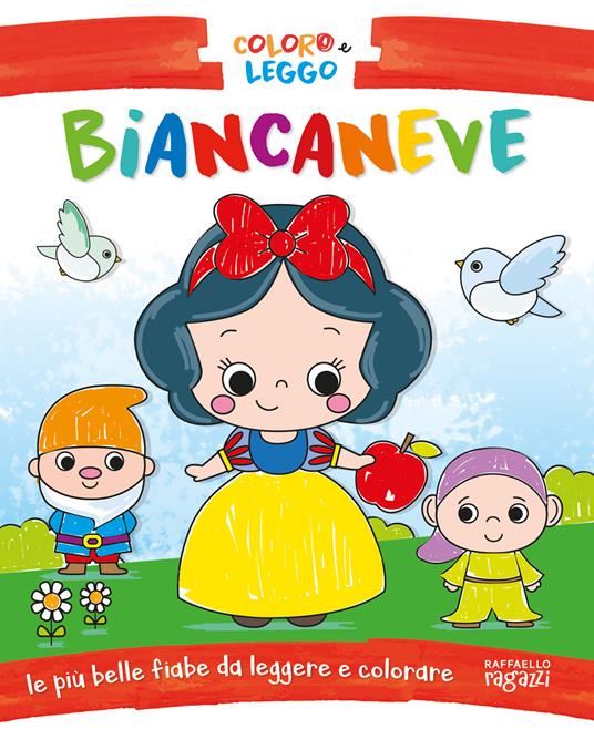 Biancaneve. Coloro e leggo. Ediz. a colori - Cristina Grottoli - copertina