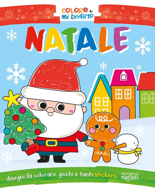 Il Natale. Coloro e mi diverto. Ediz. a colori. Con 6 pennarelli - copertina