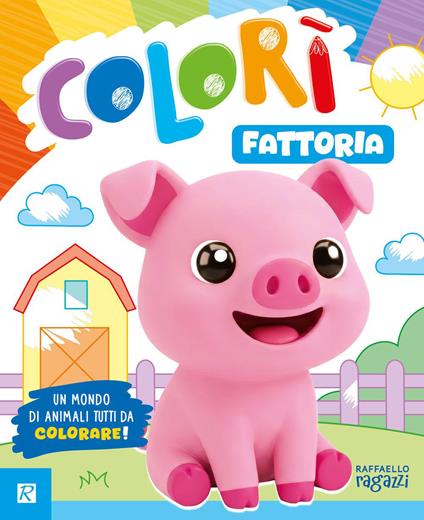 Fattoria. Colorì. Ediz. illustrata - copertina