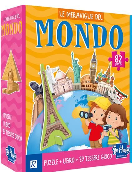 Le meraviglie del mondo. Con 111 tessere puzzle - copertina