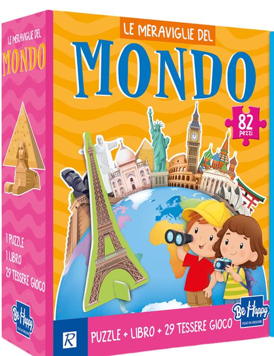 Le meraviglie del mondo. Con 111 tessere puzzle - copertina