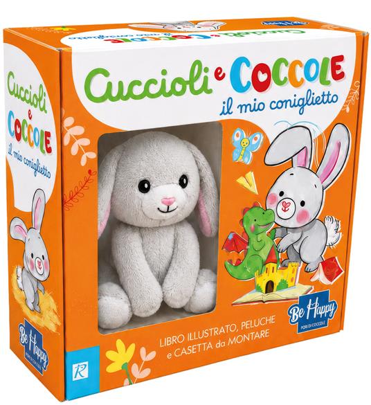 Il mio coniglietto. Cuccioli e coccole. Ediz. a colori. Con casetta da montare. Con peluche - copertina