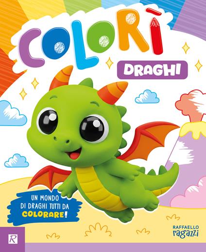 Draghi. Colorì. Ediz. a colori - copertina