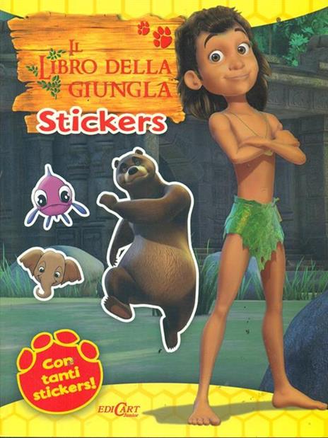 Il libro della giungla stickers. Con adesivi. Vol. 2 - copertina
