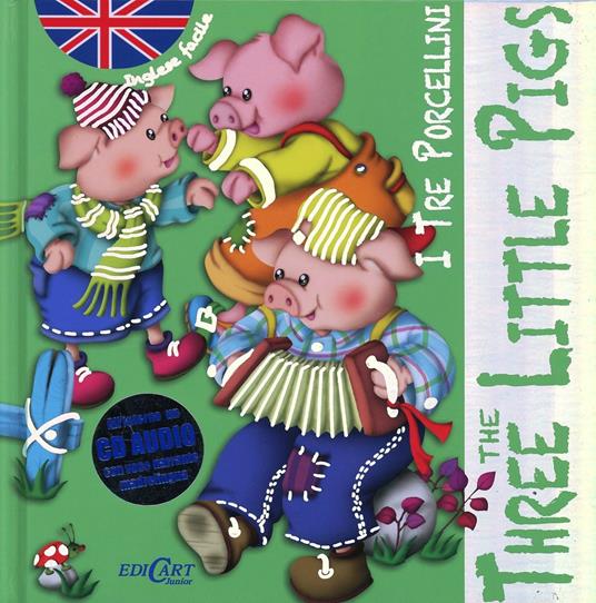 I tre porcellini-The three little pigs. Inglese facile. Ediz. bilingue. Con CD Audio - Marifé González - copertina