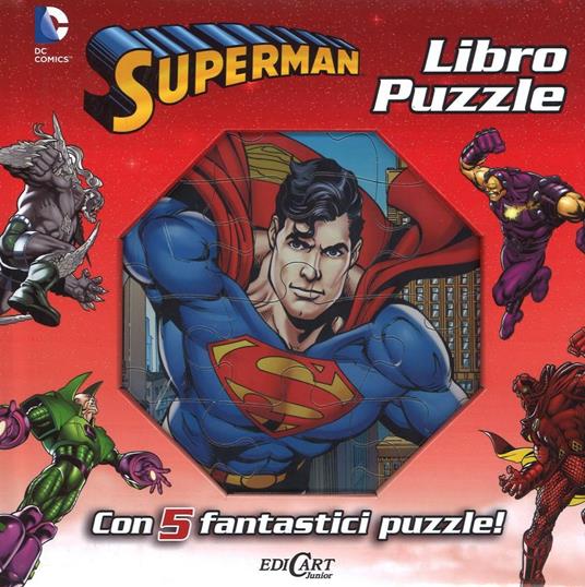 Superman. Libro puzzle - copertina