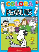 Colora con i Peanuts. Ediz. illustrata. Vol. 1: Blu