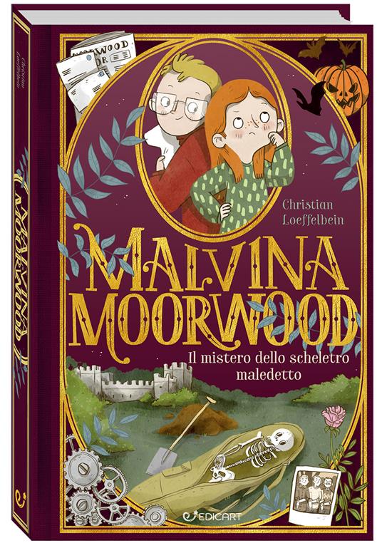 Il mistero dello scheletro maledetto. Malvina Moorwood - Christian Loeffelbein - copertina