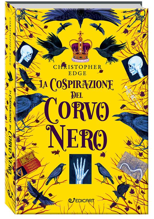 La cospirazione del corvo nero - Christopher Edge - copertina