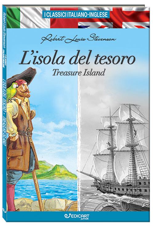 L'isola del tesoro-Treasure island. Ediz. bilingue - Robert Louis Stevenson - copertina