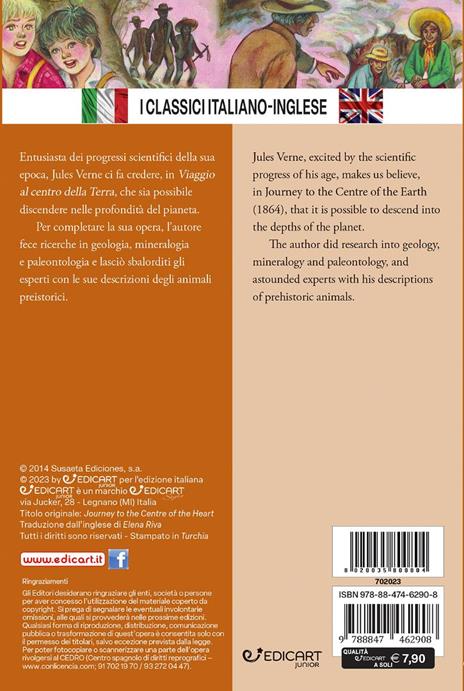Viaggio al centro della Terra-Journey to the centre of the Earth. I classici italiano-inglese. Ediz. bilingue - Jules Verne - 3