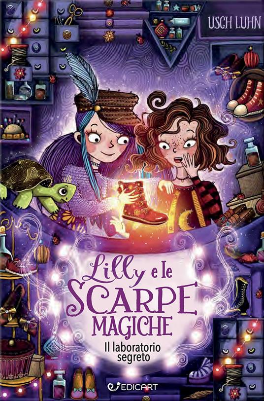 Lilly e le scarpe magiche. Il laboratorio segreto - Usch Luhn - copertina