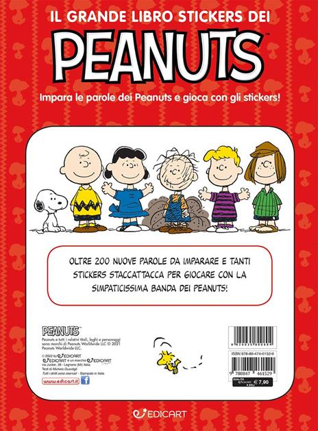 Il grande libro stickers dei Peanuts. Impara le parole dei Peanuts e gioca con gli stickers! Ediz. illustrata - Charles M. Schulz - 3
