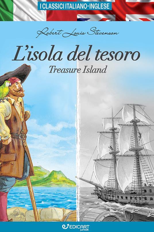 L'isola del tesoro-Treasure island. Ediz. bilingue - Robert Louis Stevenson - copertina