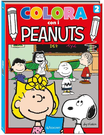 Colora con i Peanuts. Ediz. illustrata. Vol. 1: Blu - copertina