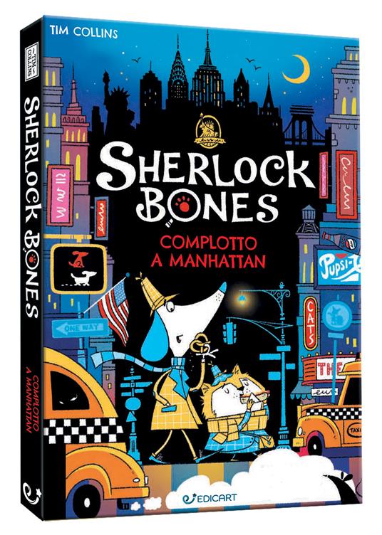 Complotto a Manhattan. Sherlock Bones - Tim Colins - copertina