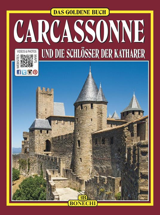 Carcassonne, castelli catari. Ediz. tedesca - copertina