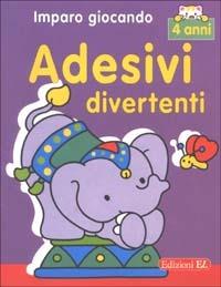 Imparo giocando. Adesivi divertenti. 4 anni - copertina