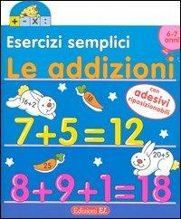Esercizi semplici. Le addizioni - copertina